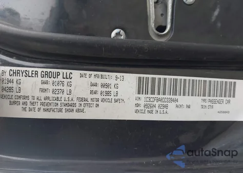 2013 Dodge Dart Sxt z USA, uszkodzony, nr VIN 1C3CDFBA0DD339404